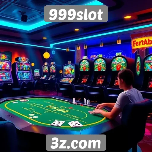 Jogos de cassino ao vivo no 999slot e suas características