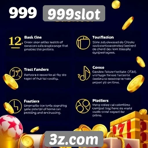 Características principais do site de jogos 999slot